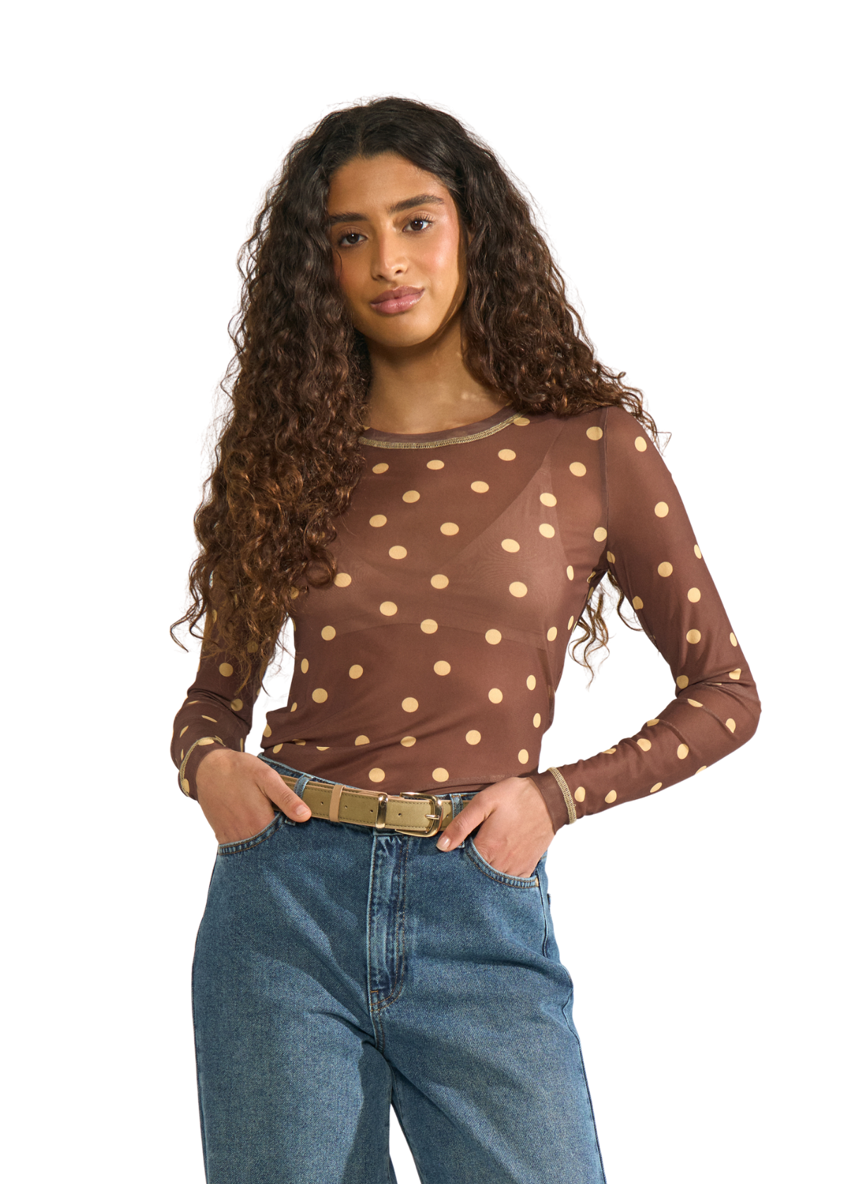 NUSine Mesh Bluse